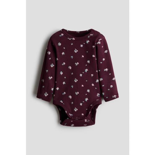 PRINTED COTTON BODYSUIT