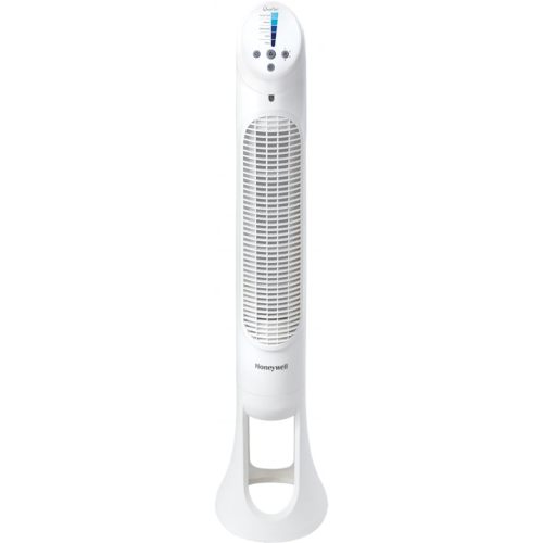 Honeywell QuietSet Whole Room Oscillating Tower Fan with Remote, White, HYF260