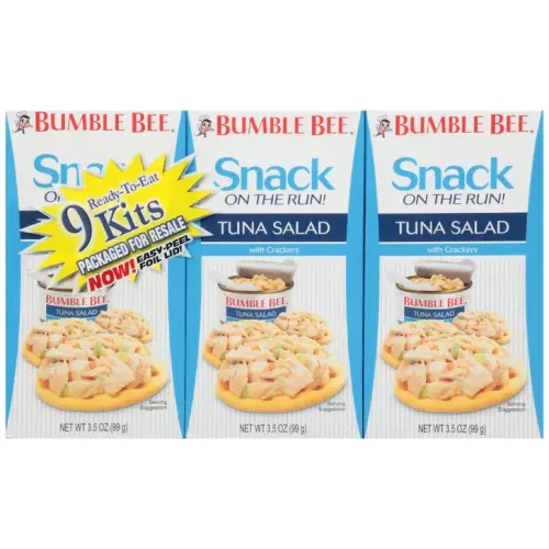 Bumble Bee, Snack on the Run Tuna Salad, 3.5 oz, 9-Count | Costco