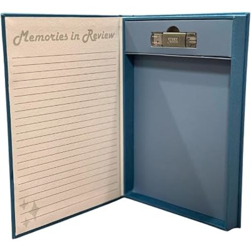 Baby’s First Year Keepsake Album: Physical and Digital Storage for Milestone Moments, Baby Memories, First Photos – Memory Box, Scrapbook, Photo Album with 16GB USB for Digital Photos (Cerulean Blue)