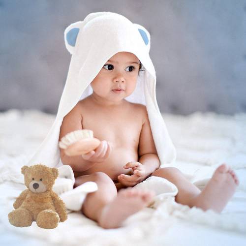 Personalized Hooded Towels for Babies - %100 organic Bamboo Fabric - It is Extremely Soft an Plush Feeling