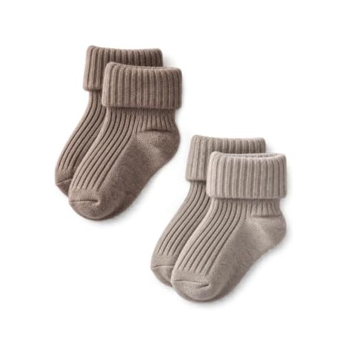 Juclise Baby Socks Alpaca Wool, 0-3 3-9 9-18 Months Infant Winter Socks | Midweight Warm Winter Socks for Newborn Boys Girls, Soft Non-Binding Fit, Machine Washable, Ideal for Baby Shower, 16 Colors