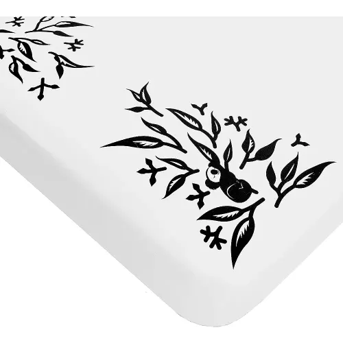 Nanit Smart Sheets, works with All Nanit Cameras to Measure Your Baby's Growth, 100% Cotton Fitted Sheets, Crib, White, One Size