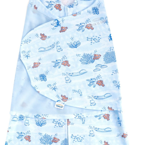 Blue Finding Nemo Newborn Swaddle | HALO
