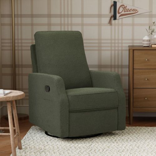 DaVinci Lucas Pillowback Swivel Recliner