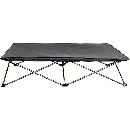Regalo Extra Long My Cot Portable Toddler Bed - Gray 54x28x12 Inch