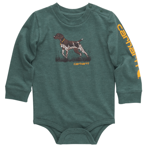 Carhartt Dog Long-Sleeve Bodysuit for Babies