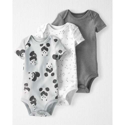 Baby 3-Pack Organic Cotton Rib Bodysuits - Little Planet | Carter's