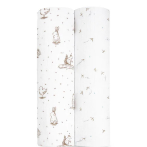 aden + anais healing nature silky soft muslin 2 pack