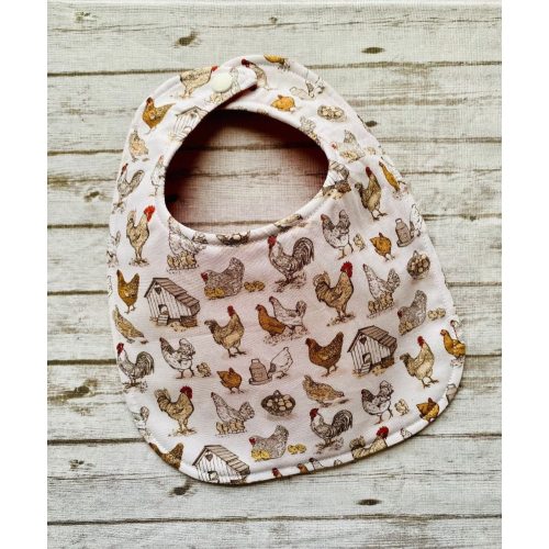 Country Chickens Farm Coop Baby Bib