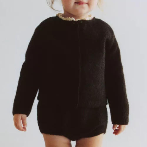 2-IN-1 LACE KNIT CARDIGAN WITH WOOL | ZARA 12-18 MO