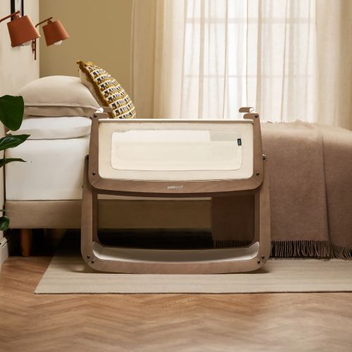 SnuzPod5 Bedside Bassinet Walnut