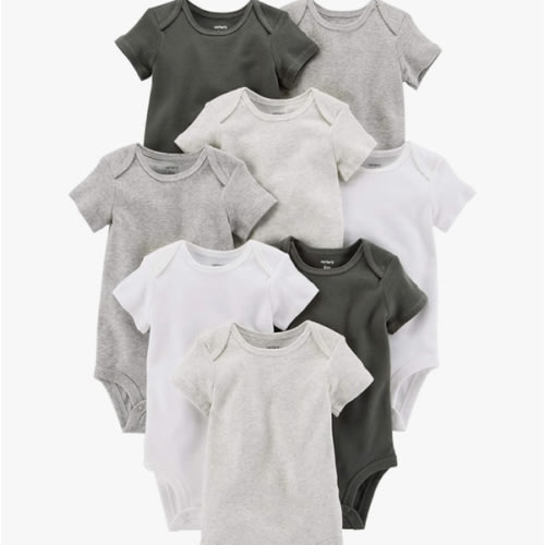 Carter's Baby 8-Pack Short-Sleeve Bodysuits