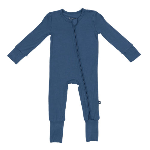 Larkspur Baby | Romper Pajamas | Convertible Footed Romper in Arctic Night