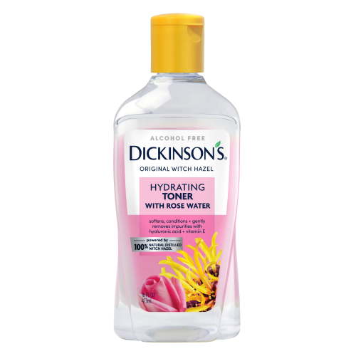 Dickinson's Hydrating Witch Hazel Toner with Rosewater, Alcohol-Free, 16 fl oz