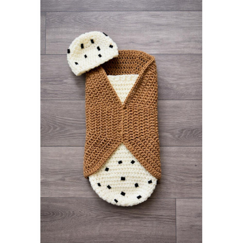 Nicoles Yarn Treasures Crochet Cannoli Baby Cocoon