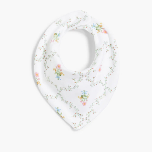 The Bandana Bib - Pastel Trellis