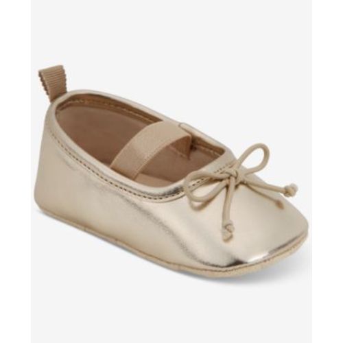 Baby Girls Soft Sole Metallic Ballet Flats, Macy's Exclusive