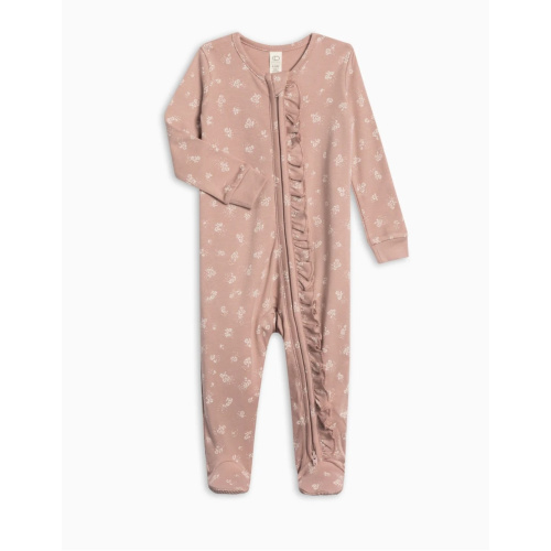 Neve Ruffle Zipper Footie
