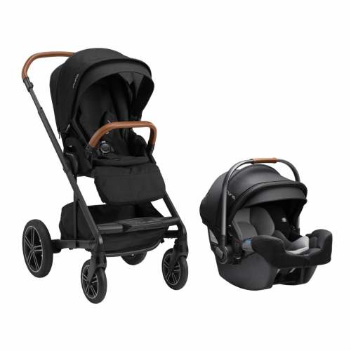 Nuna MIXX Next Stroller with Magnetic Buckle and PIPA RX Car Seat Travel System