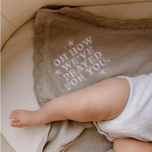 Oh How We've Prayed For You Knit Blanket – OUR HOUSE ABOVE