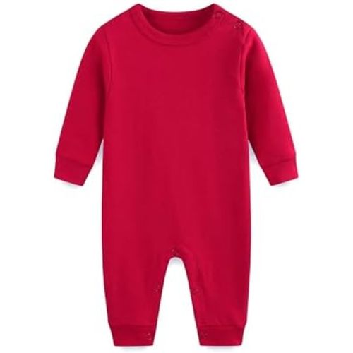 Baby Girl Boy Outfit Infant 100% Cotton Long Sleeve Newborn Romper Unisex Footless Jumpsuit