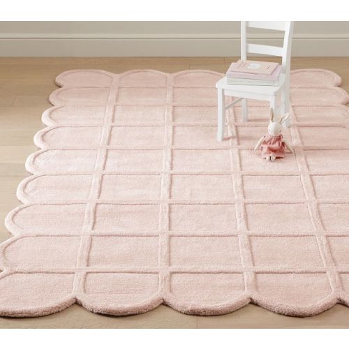 Selena Scallop Rug - Blush 6x9'