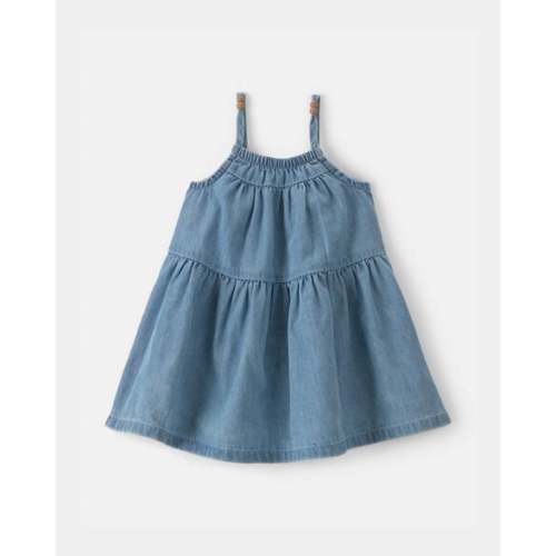 Baby Girl Denim Chambray Dress - Light Wash - OshKosh B'gosh | Carter's