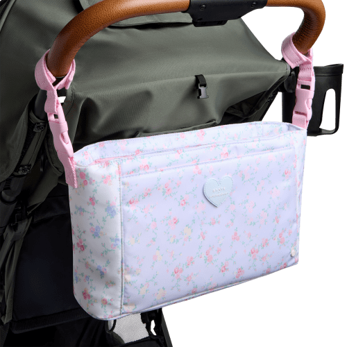 STATE Bags | STATE x LoveShackFancy Stroller Organizer Nylon Confetti Bloom / Wildflower Blue