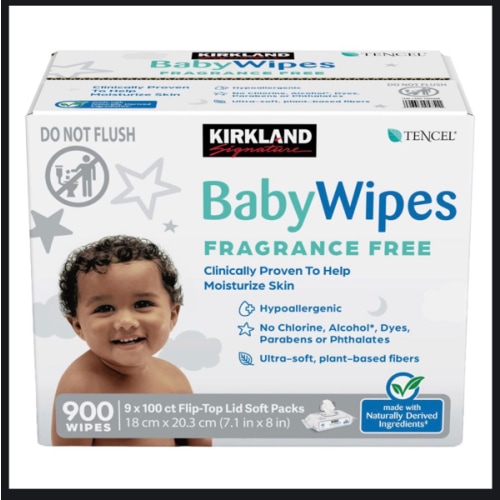Kirkland Signature Baby Wipes Fragrance Free, 900-count Same-Day Delivery | Costco