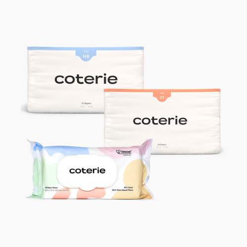 Coterie Newborn Diaper & Wipes Starter Bundle