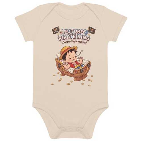 Organic Cotton Baby Bodysuit | One Piece Luffy Anime Romper | Baby Gift - Etsy
