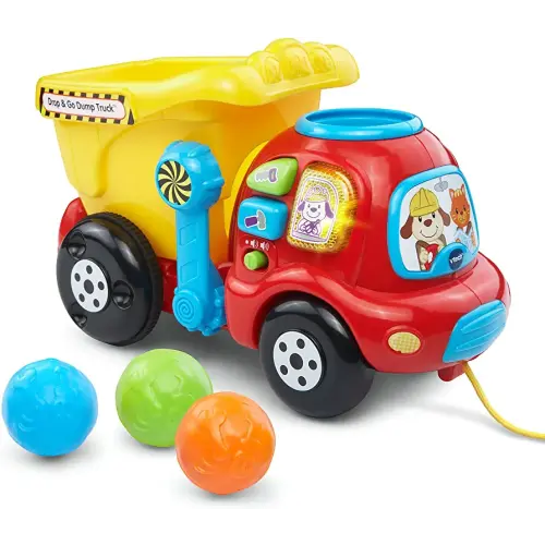 VTech Drop and Go Dump Truck, Yellow