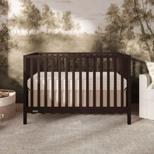 Chocolate Chip Synergy Wave 5-in-1 Convertible Crib