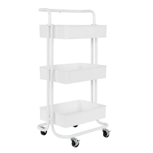 3-Tier Steel Cart with Handle – Seville Classics