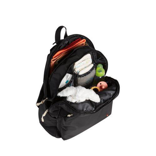 STATE Bags | Lorimer Diaper Bag Backpack Nylon Black | Best Gift For New Moms & Dads
