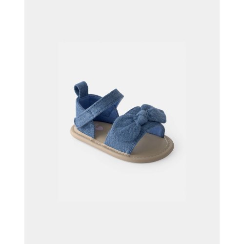 Baby Girl Bow Sandals - Blue - OshKosh B'gosh | Carter's