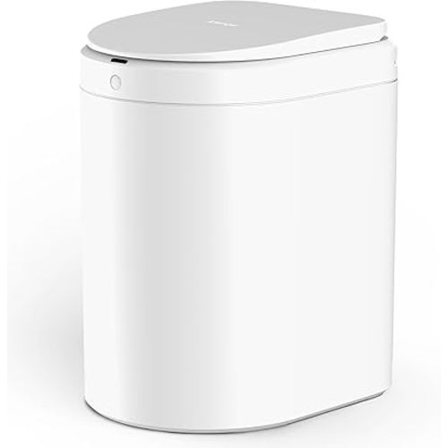 TOWNEW S2000 Auto-Sealing Trash Can, 5.5 Gallon Automatic with Hands-Free Sensor and Self-Replacing Bags for Kitchen, Office