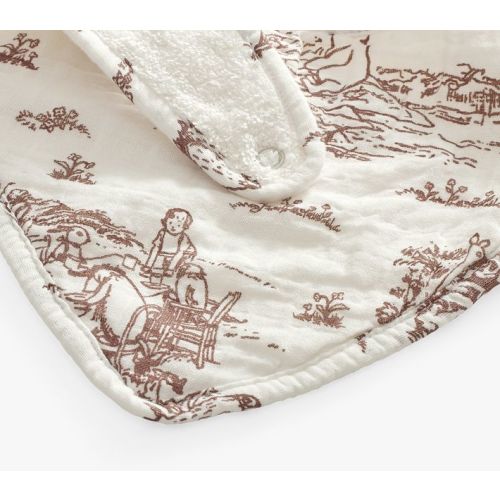 Disney's Winnie the Pooh Toile Organic Bib, Set of 2