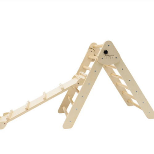 Poppyseed Play Climbing Triangle & Ramp | Modern Nursery™