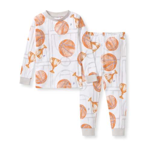Basketball Court Organic Cotton Two-Piece Pajamas – Burt's Bees Baby