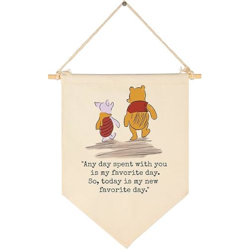 Christmas Birthday Party Bunting-Wall Flag Decor Gift-Banner Sign Present for Nursery Bedroom Playroom Front Door-Any Day Spent with You is My Favorite Day