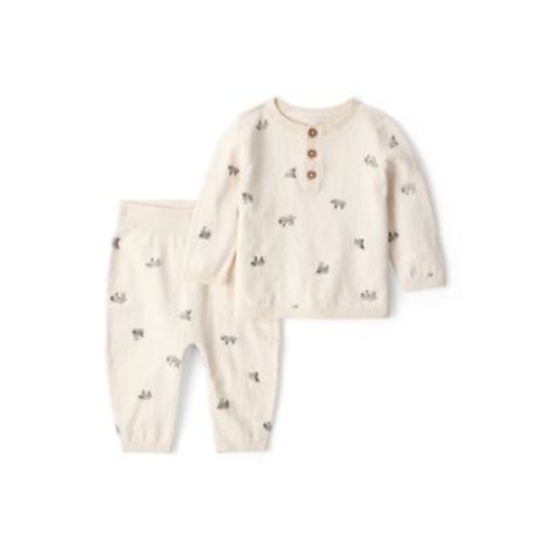 Baby Boys Printed Sweater and Joggers Set