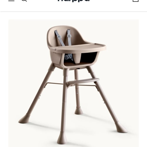 HARPPA Caspio Lite 2-in-1 Toddler Feeding Chair & High Chair | Dual-Layer Adjustable Tray, Easy to Clean Seat Pad & 3-Level Adjustment. Made for Everyday Family Moments.