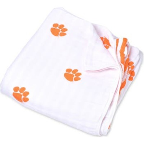 Infant Three Little Anchors Clemson Tigers 47" x 47" Muslin 4-Layer Blanket