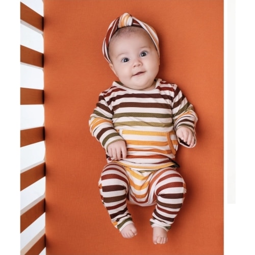 Harvest Stripes – Ready Set Romper