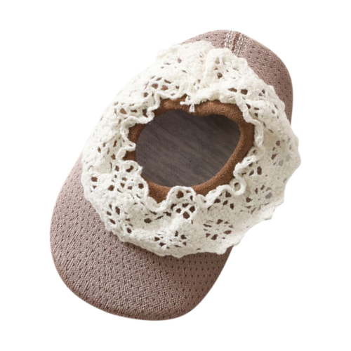Zwiiyzr Newborn Infant Baby Shoes Boys Girls 0-15Months Floor Socks Non-Slip Slipper Shoes Thin Cotton Mesh Soft Bottom Socks First Walking Shoes Brown