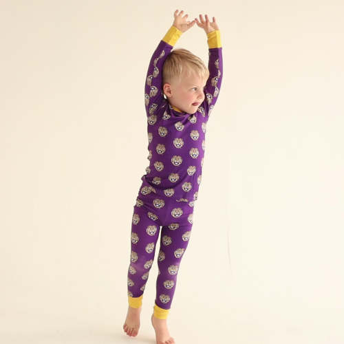 LSU Tigers Bamboo Pajamas for Kids | Geaux Tigers Sleepwear