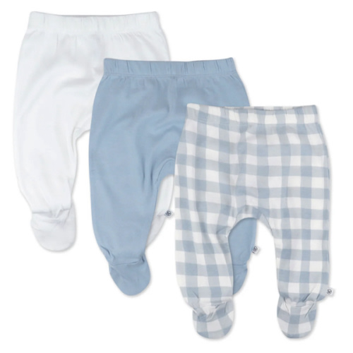 3-Pack Organic Cotton Footed Pants | Honest Baby Clothing