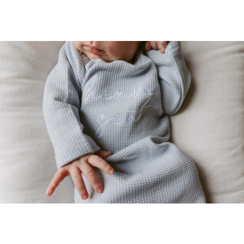 Heaven Sent Waffle Gown & Matching Beanie – OUR HOUSE ABOVE